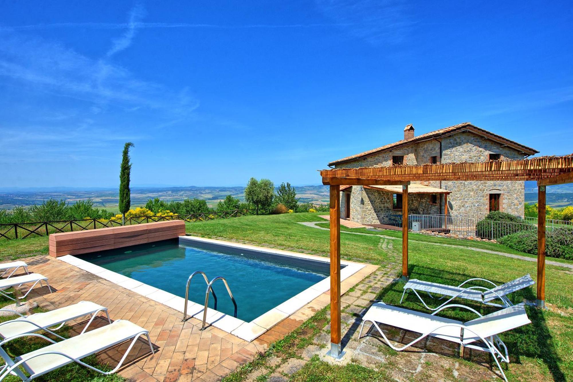 Villa San Michele By Posarellivillas Campiglia d'Orcia Luaran gambar